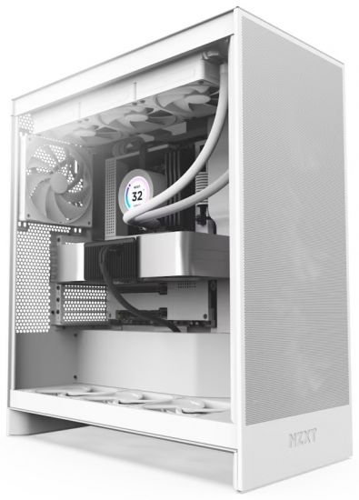 Компьютерный корпус NZXT H7 Flow CM-H72FW-01 White без Б/П