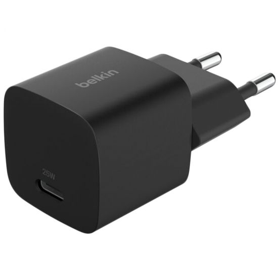 BELKIN 25W USB-C PD WALL CHARGER WITH PPS, BLK