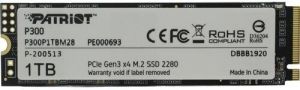 Накопитель SSD M.2 NVME Patriot 1TB P300 2280 