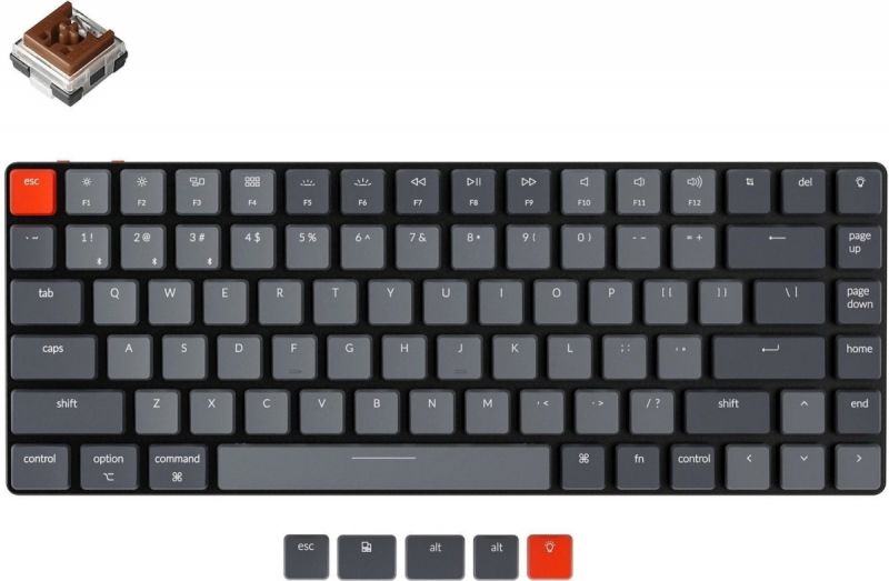 Клавиатура Keychron K3 K3D3_Keychron серый