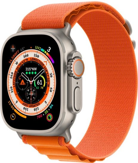 Смарт-часы Apple Watch Ultra Small Alpine Loop серый-оранжевый