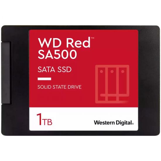 Твердотельный накопитель 1000GB SSD WD WDS100T1R0A Серия RED 2.5” SATA3 R560Mb/s, W530MB/s
