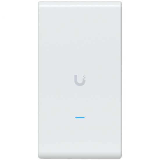 Ubiquiti U6-Mesh-Pro-EU Indoor/outdoor WiFi 6 AP with 4 spatial streams, an integrated super antenna, and a gigabit passthrough port Ubiquiti U6-Mesh-Pro-EU Indoor/outdoor WiFi 6 AP with 4 spatial streams, an integrated super antenna, and a gigabit passthrough port