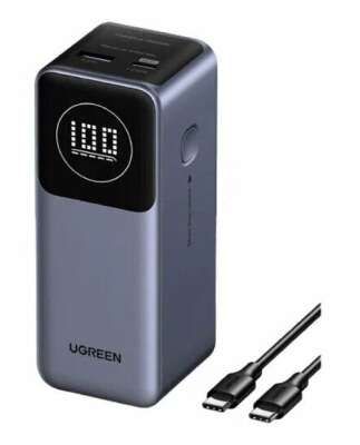 Пауэрбанк Ugreen 25000mAh Fast Charging PB722 35525B 200W USB A, 2 x USB-C