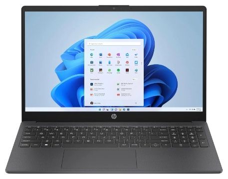 Ноутбук HP 7P4F5EA Laptop 15-fc0006ci 15.6" FHD(1920x1080) IPS/AMD Ryzen 3 7320U 4,1Ghz 4Core/8GB/256GB/AMDRadeon/Wi-Fi 6/BT5.3/HP TrueVision 720p/NoOS/1Y/Grey