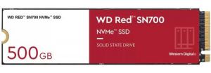 Твердотельный накопитель для NAS 500GB SSD WD RED SA500 3D NAND SATA3 R560Mb/s, W530MB/s WDS500G1R0C
