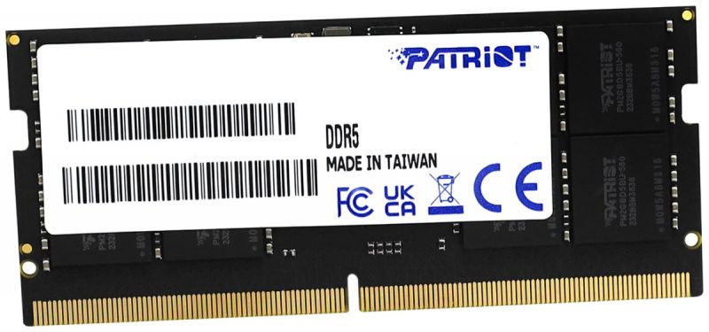 Модуль памяти для ноутбука Patriot Signature PSD516G520081S, DDR5, DIMM 16Gb, 5200MHz, CL42