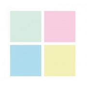 Стикеры бумажные самоклеющиеся Comix D5005, 76х76 мм., 400 л.