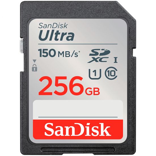 SanDisk Ultra 256GB SDXC Memory Card 150MB/s, EAN: 619659200237