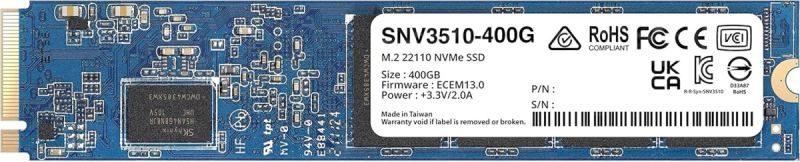 SSD M.2 NVMe серии SNV3000 для Synology NAS SNV3510-400G