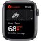 Apple Watch SE GPS, 40mm Space Gray Aluminium Case with Black Sport Band - Regular, Model A2351