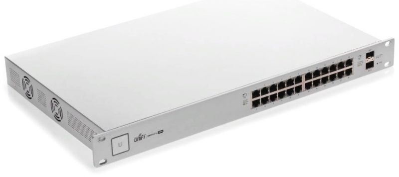 Коммутатор Ubiquiti UniFi Switch US-24-250W <802.3af/at, 24 × 10/100/1000 RJ45, 2 × 1 Gbps SFP>