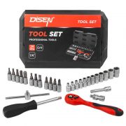 Набор инструментов 29пр 1/4''(6гр) (4-13мм) DISEN 1029 50777