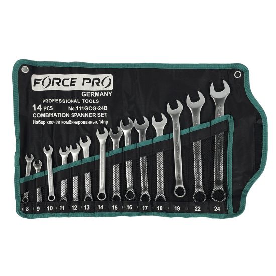 Набор ключей 14 предметов (8-24мм) в полотне FP018 FP8/24