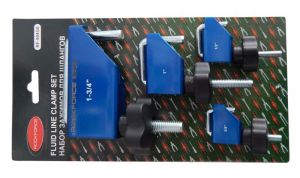 Комплект для пережатия шлангов и патрубков,диаметр: 10, 15, 25, 45мм (5 предметов) в блистере. ROCKFORCE RF-904G8 15646