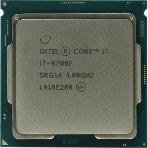 Процессор Intel Core i7 9700F / 3,0GHz (4,7GHz) 12Mb 8/8 Core Coffe Lake Tray 65W FCLGA1151