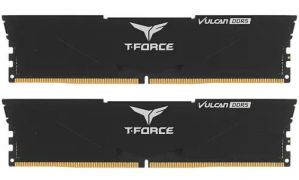 Комплект модулей памяти TeamGroup Team T Force Vulcan DDR5 64Gb (32x2), 6000MHz, CL38, FLBD564G6000HC38ADC01, Black