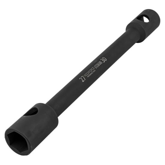 Ключ баллонный двусторонний усиленный 27x30 L-400мм (черный) Rock FORCE RF-6772730-EURO 54279