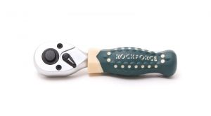 Трещотка реверсивная короткая с резиновой ручкой 1/4" (L-110мм 72зуб) ROCKFORCE RF-802219 18922