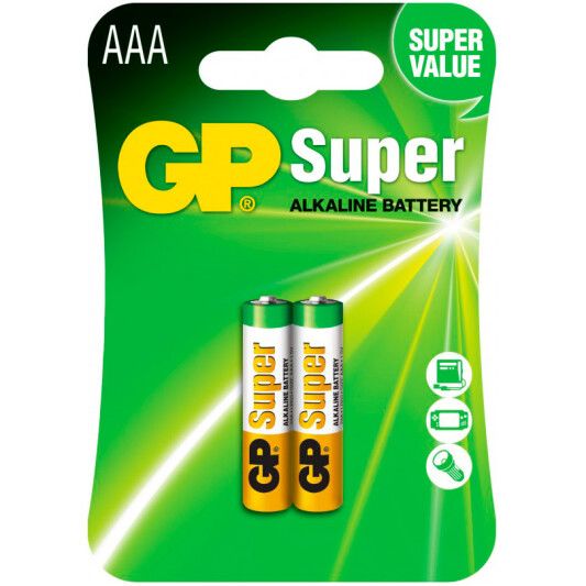 Батарейки GP 24A CR2 Super блистер 2 шт/10/80/, упак