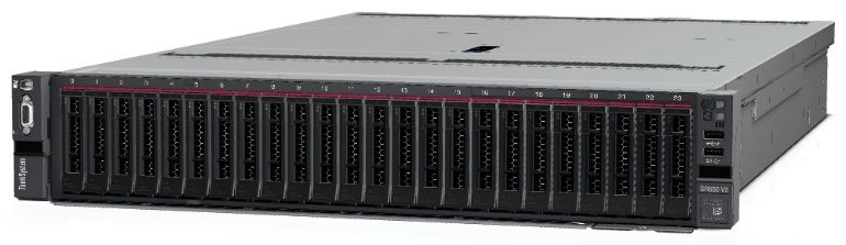 SR650 V2 Xeon Silver 4310 (12C 2.1GHz 18MB Cache/120W), 32GB  (1x32GB, 3200MHz 2Rx4 RDIMM), 8 SAS/SATA, 9350-8i, 1x750W Platinum, 5 Standard Fans, XCC Enterprise, Toolless V2 Rails