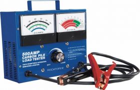 Тестер аккумуляторных батарей, генераторов и пускового тока аналоговый (12V,500А) ROCKFORCE RF-8309 47223