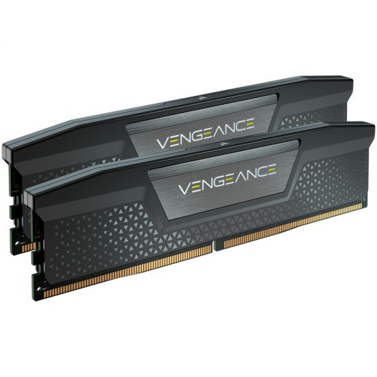 Corsair DDR5, 6000MT/s 64GB 2x32GB DIMM, Unbuffered, 30-36-36-76, Std PMIC, AMD EXPO, VENGEANCE DDR5 Black Heatspreader, Black PCB, 1.4V