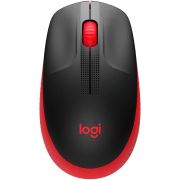 LOGITECH M190 Full-size wireless mouse - RED - 2.4GHZ - EMEA - M190