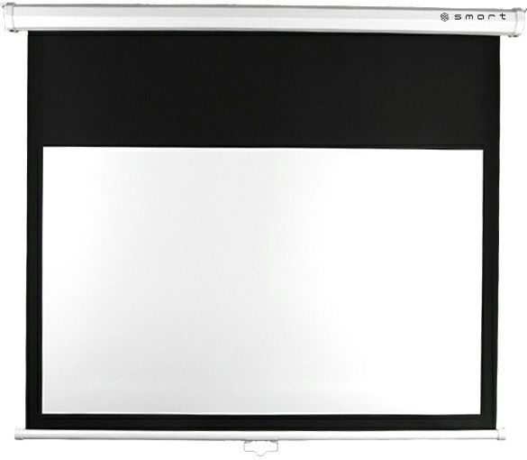 Проекционный экран SMART 113" (80''×80'‘) механический JMW080080MWK <подвесной, механический, 1:1, 203*203 cm, Matt white, Белый>