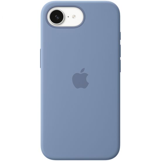 iPhone 16e Silicone Case – Winter Blue iPhone 16e Silicone Case – Winter Blue