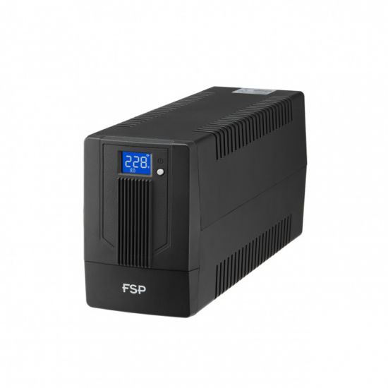 ИБП FSP iFP 800 480W/батарея 12V 9Ah/USB port/RJ 45/2 розетки Euro/ЖК дисплей