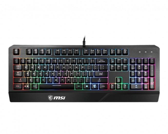 Игровая Клавиатура MSI Vigor GK20, 108 клавиш, RGB SHOW,  кабель 1,8м, USB2.0