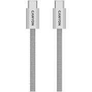 CANYON cable OnWire 60MG C-C 60W Magnet Braided 1m Light Grey