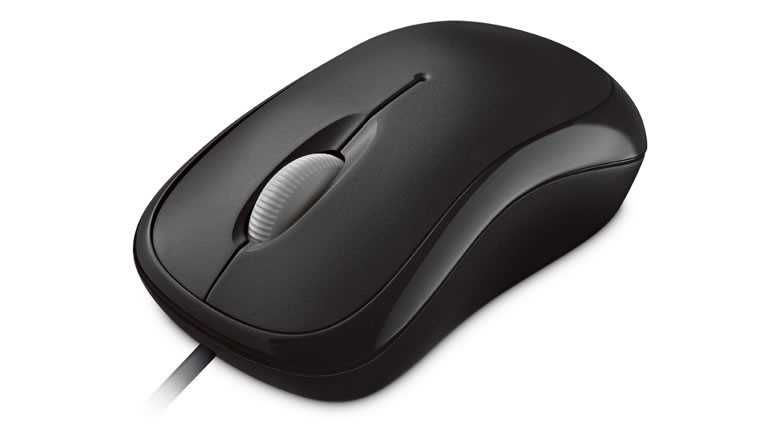 Microsoft Basic Mouse, USB, Black