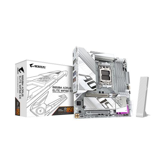 Материнская плата Gigabyte B850M A ELT WF6E ICE Материнская плата Gigabyte B850M A ELT WF6E ICE