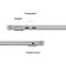 13-inch MacBook Air: Apple M4 chip with 10-core CPU and 8-core GPU, 16GB, 256GB SSD - Silver,Model A3240