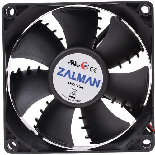 Корпусный вентилятор Zalman ZM-F1 Plus (SF) 80mm, 2000rpm, 3pin, black