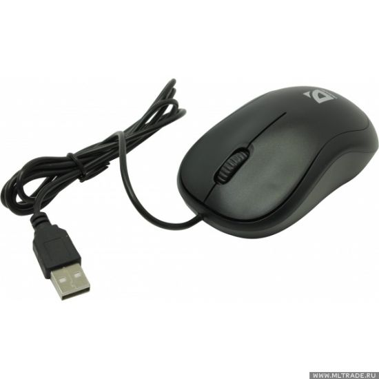 Мышь проводная Defender Patch MS-759 (Черный), USB 2кн, 1кл-кн, коробочка,  НОВИНКА!
