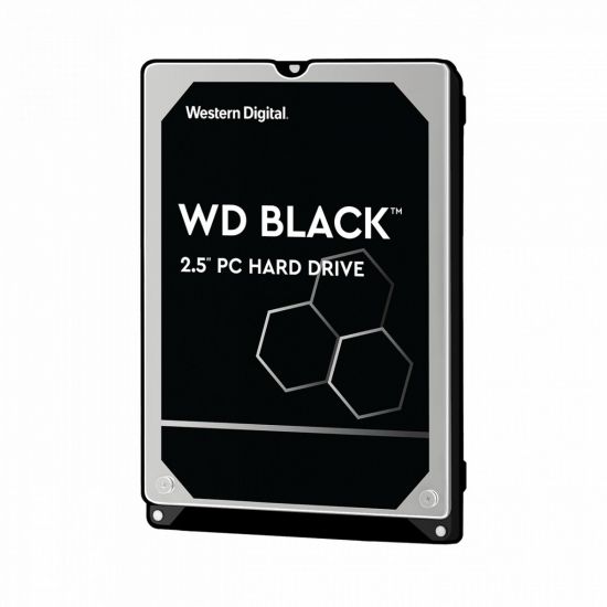 Жесткий диск для ноутбука c высокой производительностью 1Tb WD Black 64Mb 2,5" SATA6Gb/s 7200rpm 7,5 мм WD10SPSX