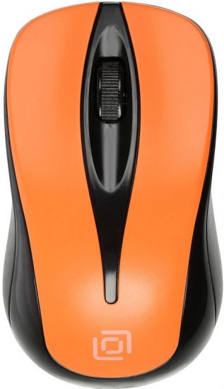 Мышь Oklick 675MW черный-оранжевый