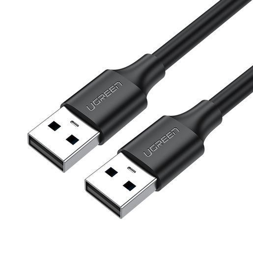 Кабель UGREEN US102 USB 2.0 A Male to A Male Cable 2m (Black) 10311