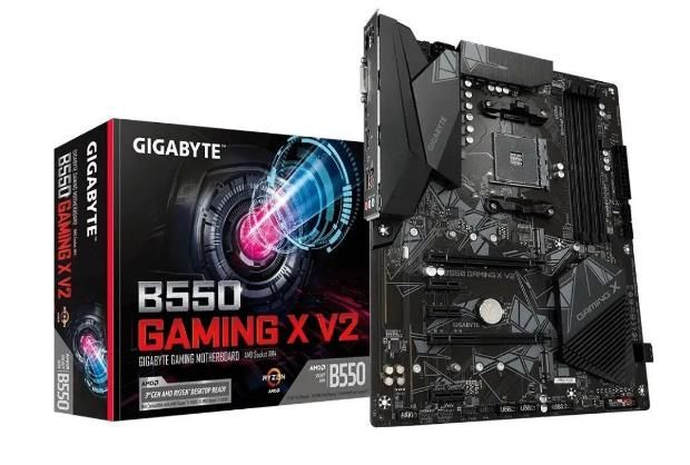 Сист.плата Gigabyte B550 GAMING X V2, B550, 4xDDR4, PCI-E4 x16, 1xM.2, 4xSATA, HDMI, LAN1GbE, BOX