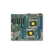 Серверная материнская плата SuperMicro MBD X10DRL I O, Dual SKT, Intel C612 chipset, 8xDIMMs DDR4 LR/RDIMM2400, 10xSATA3 6G, 2xSATADOM, 2x1GbE i210, IPMI2.0 IP KVM, 5xPCIe3.0/1xPCIe2 slots, ATX 12x10, Retail.