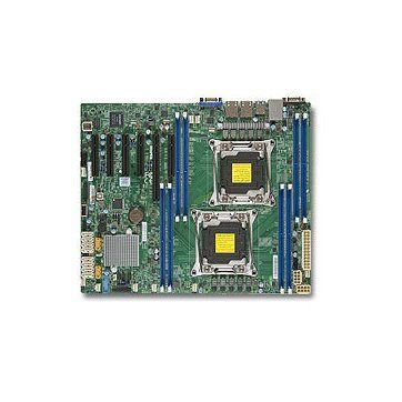 Серверная материнская плата SuperMicro MBD X10DRL I O, Dual SKT, Intel C612 chipset, 8xDIMMs DDR4 LR/RDIMM2400, 10xSATA3 6G, 2xSATADOM, 2x1GbE i210, IPMI2.0 IP KVM, 5xPCIe3.0/1xPCIe2 slots, ATX 12x10, Retail.