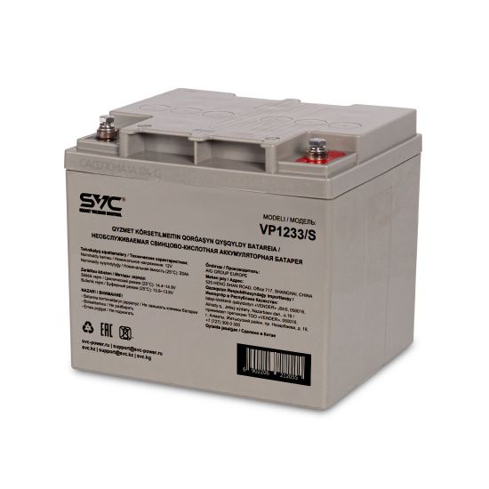 Аккумуляторная батарея SVC VP1233/S 12В 33 Ач (195*130*167)