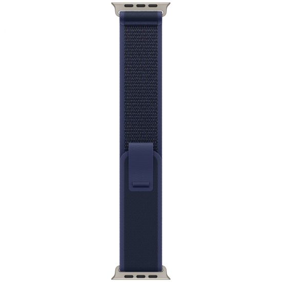 49mm Blue Trail Loop - S/M - Natural Titanium Finish