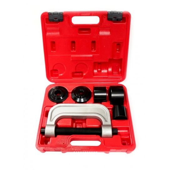 Набор инструментов для снятия и установки шаровых опор, подшипников и сайлентблоков, 7пр., в кейсе Rock FORCE RF-906T4 47810