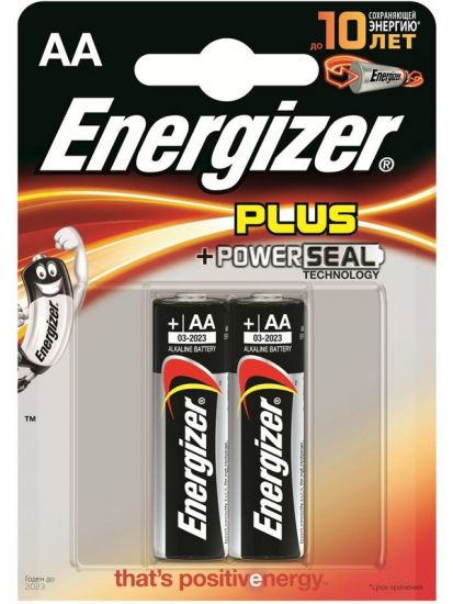 Элемент питания LR6 AA Energizer POWER  Alkaline 2 штуки в блистере