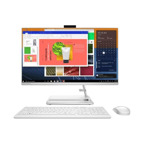 Моноблок Lenovo IdeaCentre AIO 3 24ITL6 / 23,8FHD / 1920x1080 IPS / Core i3 1115G4 / 8GB / 256GB / Integrated / USB mouse keyboard / DOS / White (F0G000VERK)