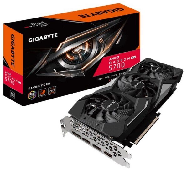 Видеокарта Gigabyte (GV-R57GAMING OC-8GD) Radeon RX 5700 GAMING OC 8G